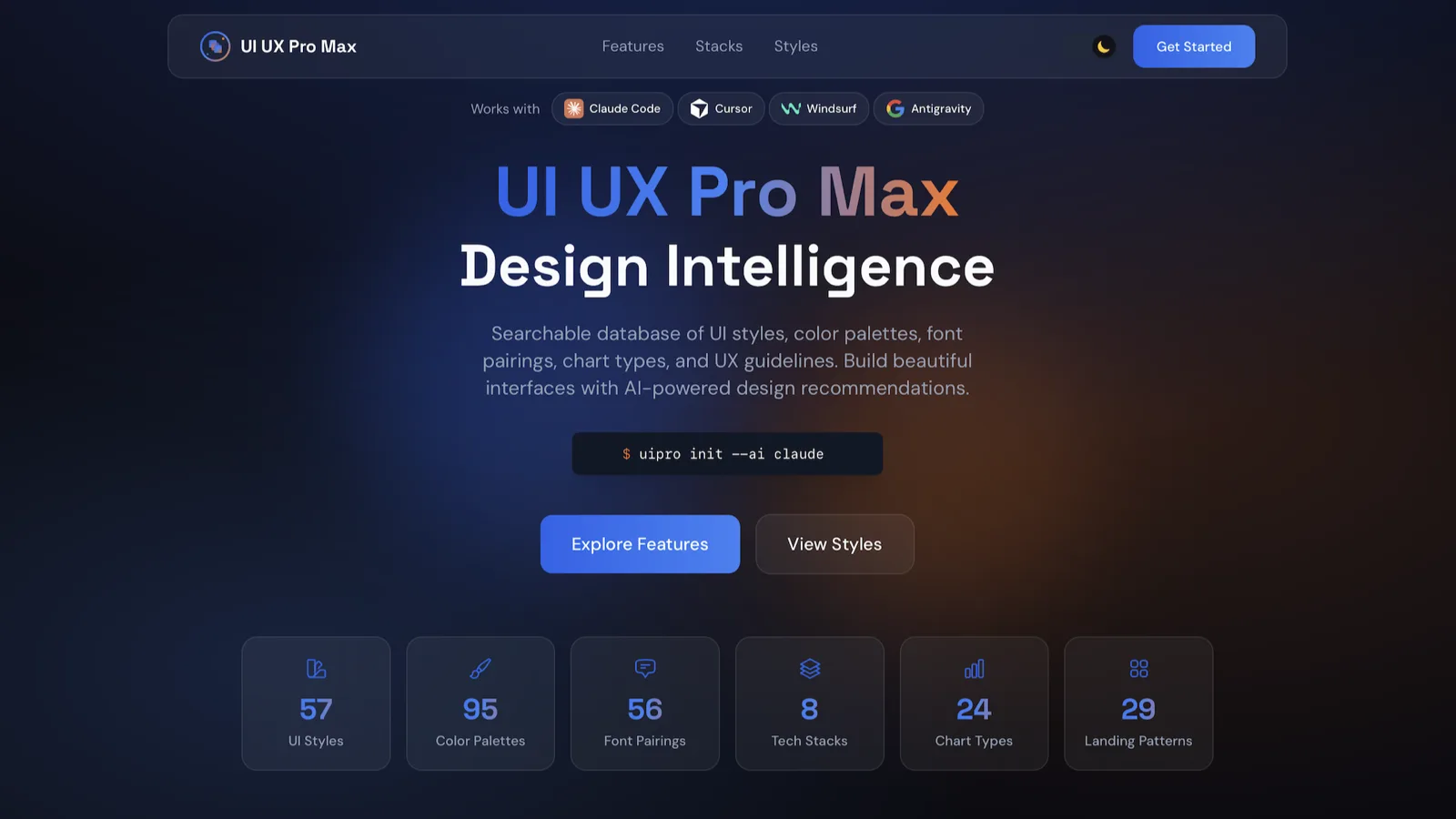 UI UX Pro Max: A Design System Generated From Your Brief preview